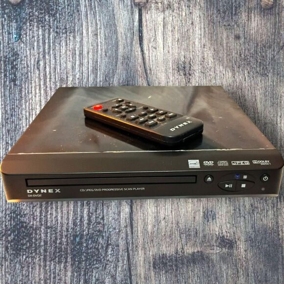 Dynex Black DX-DVD2 DVD Player with Remote Tested Working - Picture 1 of 5